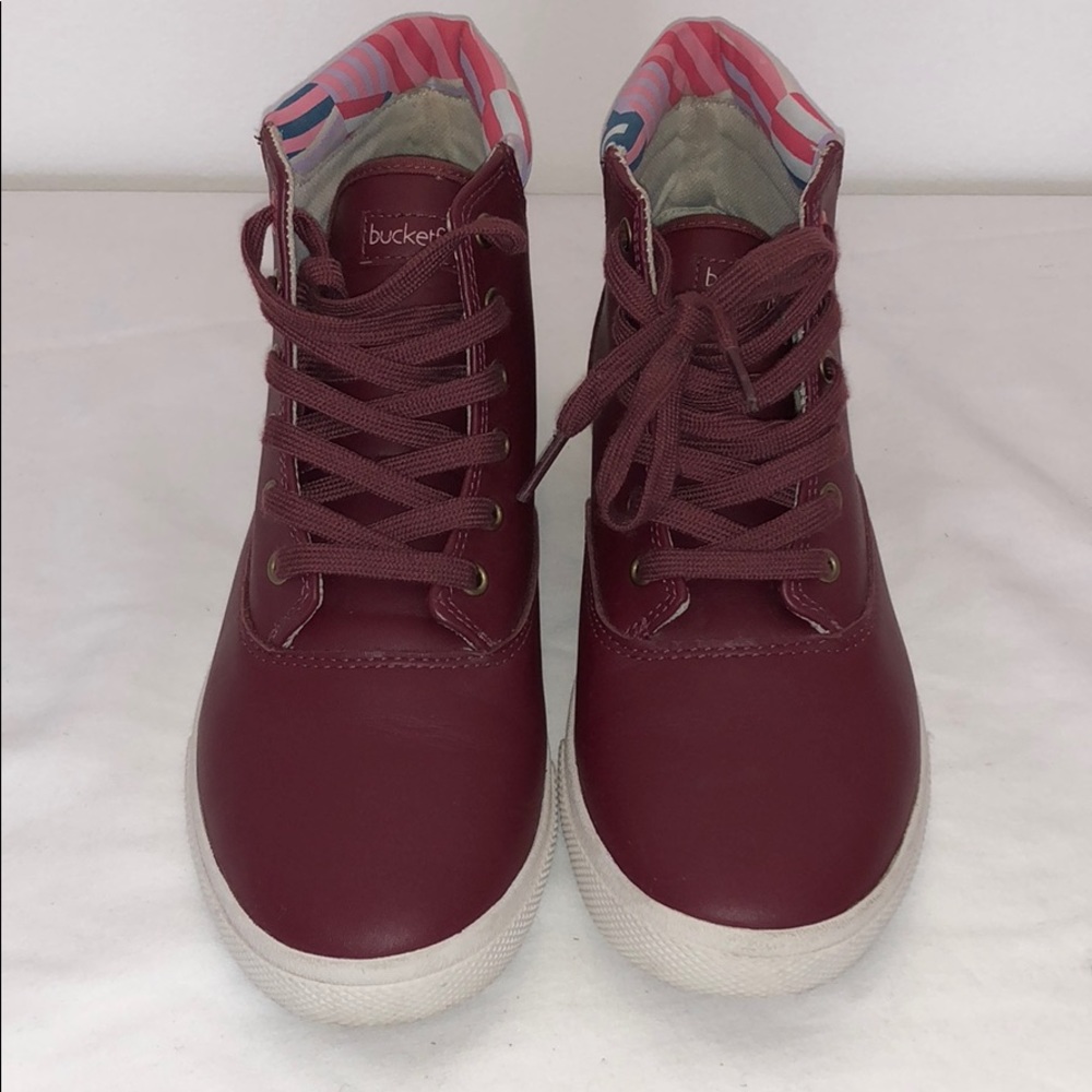 Bucketfeet Burgundy Hi-Tops